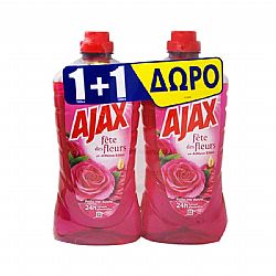 AJAX FLOOR CLEANING LIQUID ROSE OF THE DAWN 1L 2pcs