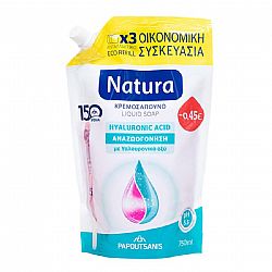 NATURA CREAM SOAP HYALURONIC ACID ANDAL/CO 750ml