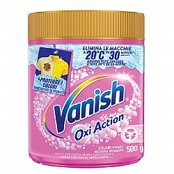 VANISH ΟΧΙ ACTION ΕΝΙΣΧΥΤΙΚΟ ΠΛΥΣΗΣ ΣΚΟΝΗ PINK 400gr.