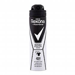 REXONA ΑΠΟΣΜΗΤΙΚΟ SPRAY MEN 48h INVISIBLE ON BLACK + WHITE CLOTHES 150ml