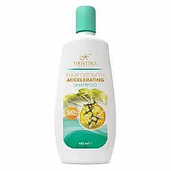 HRISTINA COSMETICS HAIR GROWTH ACCELERATING SHAMPOO ΦΥΣΙΚΟ ΣΑΜΠΟΥΑΝ ΕΠΙΤΑΧΥΝΣΗΣ ΑΝΑΠΤΥΞΗΣ ΜΑΛΛΙΩΝ ΓΙΑ ΜΗΚΟΣ & ΕΝΔΥΝΑΜΩΣΗ 400ml