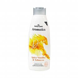 PAPOUTSANIS AROMATICS ΑΦΡΟΛΟΥΤΡΟ ΜΕ ΑΡΩΜΑ SPICY VANILLA & TOBACCO 600ml