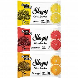 SLEEPY ADVANTAGE PACKAGE CITRUS GARDEN WET WIPES 3x15τεμ