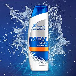 HEAD & SHOULDERS MEN ULTRA ΣΑΜΠΟΥΑΝ ΚΑΤΑ ΤΗΣ ΤΡΙΧΟΠΤΩΣΗΣ ΜΕ ΚΑΦΕΪΝΗ 330ml