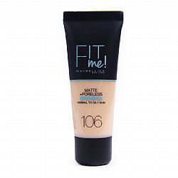 MAYBELLINE FIT ME MATTE + PORELESS FOUNDATION 106 Peach 30ml