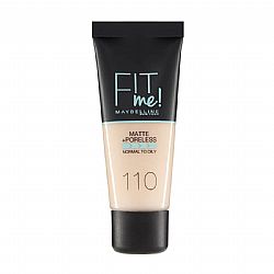 MAYBELLINE FIT ME MATTE + PORELESS FOUNDATION 110 Porcelain 30ml