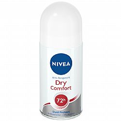NIVEA ΑΠΟΣΜΗΤΙΚΟ ROLL-ON DRY COMFORT 0% ALCOHOL 50ml