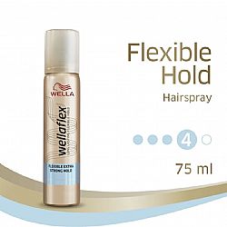 WELLAFLEX FLEXIBLE EXTRA STRONG HOLD 04 HAIRSPRAY 75ml