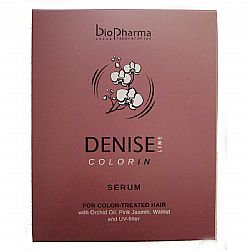 BIOPHARMA DENISE LINE COLOR IN SERUM WITH ORCHID OIL PINK JASMIN WALNUT & UV FILTER FOR COLOR TREATED HAIR ΑΜΠΟΥΛΑ ΓΙΑ ΒΑΜΜΕΝΑ ΜΑΛΛΙΑ 15ml