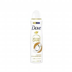 DOVE DEO SPRAY ADVANCED CARE COCONUT & JASMINE FLOWER SCENT 150ml