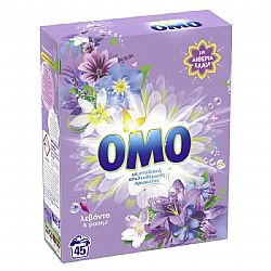 OMO ΑΠΟΡΥΠΑΝΤΙΚΟ ΠΛΥΝΤΗΡΙΟΥ ΡΟΥΧΩΝ ΣΚΟΝΗ ΛΕΒΑΝΤΑ & ΓΙΑΣΕΜΙ 45 ΠΛΥΣΕΙΣ  2.52kg