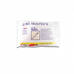 BD ΣΥΡΙΓΓΕΣ MICROFINE PLUS INSULINE 0.5ml & G-30 [0,3 x 8mm] 100τεμ