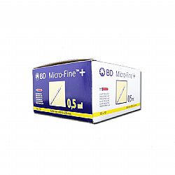 BD ΣΥΡΙΓΓΕΣ MICROFINE PLUS INSULINE 0.5ml & G-30 [0,3 x 8mm] 100τεμ