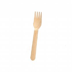 OPEN CARE WOODEN FORK 16cm 100pcs