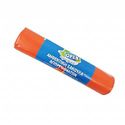 OPEN CARE STRONG TRASH BAGS 80x110cm ORANGE 10pcs