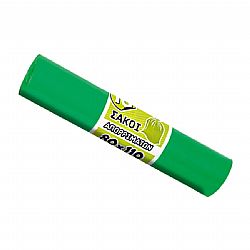OPEN CARE STRONG TRASH BAGS 80x110cm GREEN 10pcs