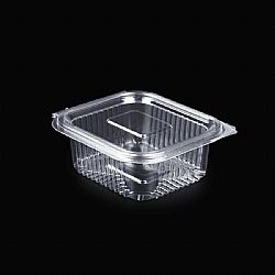 OPEN CARE CONTAINER PET 250cc RECTANGLE 100pcs