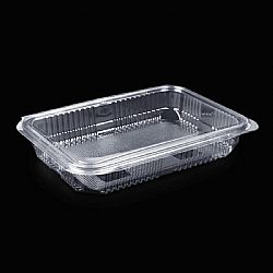 OPEN CARE CONTAINER PET 1000cc SHALLOW L-063 100pcs