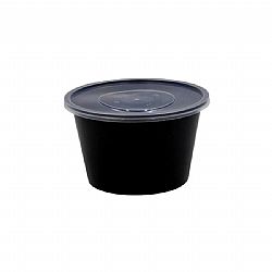 OPEN CARE ROUND MICROWAVE POT FOR SOUP + LID 1000cc 50pcs