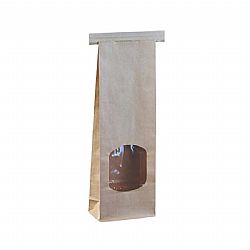 OPEN CARE ZIP BAG SMALL WITH SQUARE BOTTOM AND WINDOW 4,7x8,8x26cm 500pcs
