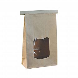 OPEN CARE ZIP BAG BIG WITH SQUARE BOTTOM AND WINDOW 7x15,4x24,2cm 400pcs