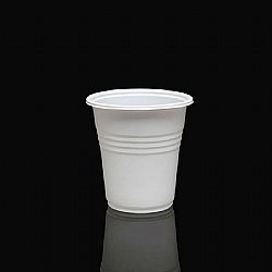 LARIPLAST PLASTIC CUP GREEK COFFEE 501 WHITE 130ml 50pcs