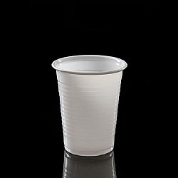 LARIPLAST PLASTIC CUP 502 WHITE 180ml 100pcs 