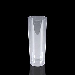 ABENA PS PLASTIC CUP TUBE TRANSPARENT 30cl 10pcs