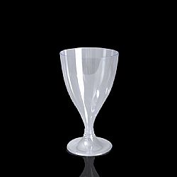 ABENA PLASTIC CUP WINE HIGH COLUMN TYPE TRANSPARENT 20cl 12pcs