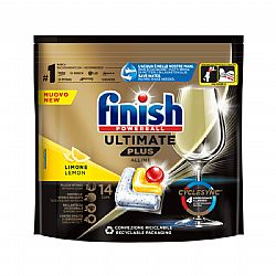 FINISH POWERBALL ULTIMATE PLUS ALL IN 1 ΑΠΟΡΡΥΠΑΝΤΙΚΟ ΠΛΥΝΤΗΡΙΟΥ ΠΙΑΤΩΝ ΤΑΜΠΛΕΤΕΣ ΛΕΜΟΝΙ 14τεμ.