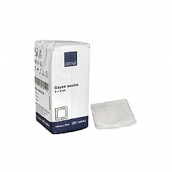 ABENA CURI-MED ΓΑΖΕΣ ΜΗ ΑΠΟΣΤΕΙΡΩΜΕΝΕΣ 17ΚΛΩΣΤΕΣ 8ply 5cm x 5cm 50x100τεμ