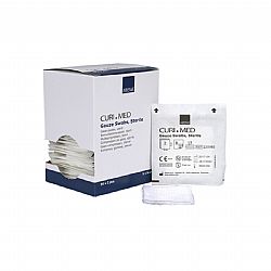 ABENA CURI-MED ΓΑΖΕΣ ΑΠΟΣΤΕΙΡΩΜΕΝΕΣ 17ΚΛΩΣΤΕΣ 8ply 5cm x 5cm 18x100τεμ