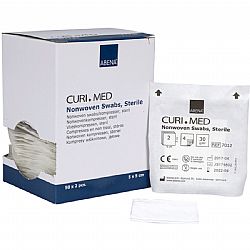 ABENA CURI-MED ΓΑΖΕΣ NON WOVEN ΑΠΟΣΤΕΙΡΩΜΕΝΕΣ 4ply 5cm x 5cm 18x100τεμ