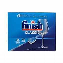 FINISH CLASSIC ΑΠΟΡΡΥΠΑΝΤΙΚΟ ΠΛΥΝΤΗΡΙΟΥ ΠΙΑΤΩΝ ΤΑΜΠΛΕΤΕΣ 25τεμ.