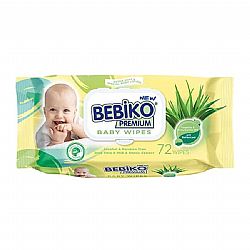VIP BEBIKO ΜΩΡΟΜΑΝΤΗΛΑ ΜΕ ΚΑΠΑΚΙ PREMIUM JUMBO PACK 24x72τεμ