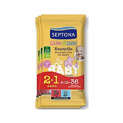 SEPTONA CALM N CARE ΧΑΜΟΜΗΛΙ ΜΩΡΟΜΑΝΤΗΛΑ 3x12τεμ