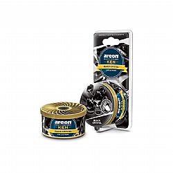 AREON CAR KEN BLISTER ΑΡΩΜΑΤΙΚΗ ΚΟΝΣΕΡΒΑ ΚΟΝΣΟΛΑΣ/ΤΑΜΠΛΟ ΑΥΤΟΚΙΝΗΤΟΥ BLACK CRYSTAL 30g
