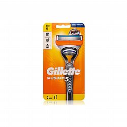GILLETTE FUSION 5 ΞΥΡΑΦΑΚΙ ΜΕ ΑΝΤΑΛΛΑΚΤΙΚΕΣ ΚΕΦΑΛΕΣ 5 ΛΕΠΙΔΩΝ ΚΑΙ ΛΙΠΑΝΤΙΚΗ ΤΑΙΝΙΑ ΓΙΑ ΕΥΑΙΣΘΗΤΕΣ ΕΠΙΔΕΡΜΙΔΕΣ 2τεμ