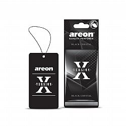 AREON CAR X VERSION ΚΡΕΜΑΣΤΗ ΑΡΩΜΑΤΙΚΗ ΚΑΡΤΕΛΑ BLACK CRYSTAL