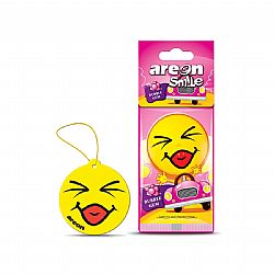 AREON CAR SMILE ΚΡΕΜΑΣΤΗ ΑΡΩΜΑΤΙΚΗ ΚΑΡΤΕΛΑ BUBBLE GUM