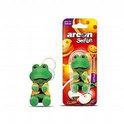 AREON CAR SMILE TOY ΚΡΕΜΑΣΤΟ ΑΡΩΜΑΤΙΚΟ ΑΥΤΟΚΙΝΗΤΟΥ ΜΕ ΒΕΝΤΟΥΖΑ APPLE & CINNAMON FROG