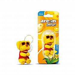 AREON CAR SMILE TOY ΚΡΕΜΑΣΤΟ ΑΡΩΜΑΤΙΚΟ ΑΥΤΟΚΙΝΗΤΟΥ ΜΕ ΒΕΝΤΟΥΖΑ VANILLA DOG