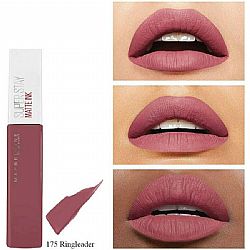 MAYBELLINE SUPER STAY MATTE INK LIQUID LIPSTICK ΜΑΤ ΚΡΑΓΙΟΝ ΜΑΚΡΑΣ ΔΙΑΡΚΕΙΑΣ 175 RINGLEADER 5ml