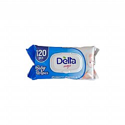DELTA ΜΩΡΟΜΑΝΤΗΛΑ BABY WIPES ΓΙΑ SENSITIVE SKIN 120τεμ