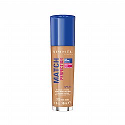 RIMMEL MATCH PERFECTION MAKE UP No 203 TRUE BEIGE SPF20 30ml