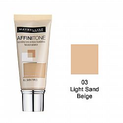 MAYBELLINE AFFINITONE FOUNDATION 03 LIGHT SAND BEIGE 30ml