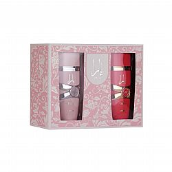 LATTAFA YARA EAU DE PARFUM WOMEN SET ANNIVERSARY EDITION YARA 100ml AND YARA CANDY 100ml