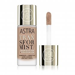 ASTRA TRANSFORMIST FOUNDATION + CONCEALER No01C SWAN 18ml