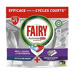 FAIRY PLATINUM PLUS ΑΠΟΡΡΥΠΑΝΤΙΚΟ ΠΛΥΝΤΗΡΙΟΥ ΠΙΑΤΩΝ ΤΑΜΠΛΕΤΕΣ 25τεμ.