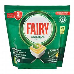 FAIRY ORIGINAL ΑΠΟΡΥΠΑΝΤΙΚΟ ΠΛΥΝΤΗΡΙΟΥ ΠΙΑΤΩΝ ΤΑΜΠΛΕΤΕΣ ΛΕΜΟΝΙ 24τεμ.